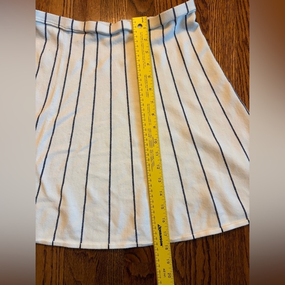 Theory Lotamee P Prosecco Black & White Striped A-Line Skirt Size: Large - Picture 8 of 10